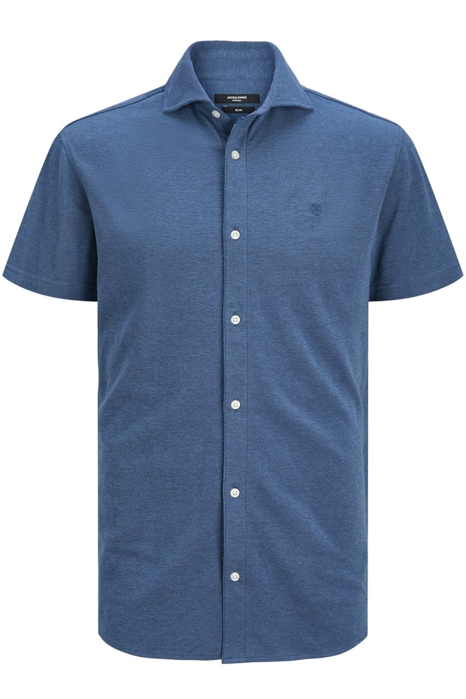 JPRBLALANCE PIQUE S/S SHIRT SMU 12275652 TWILIGHT BLUE